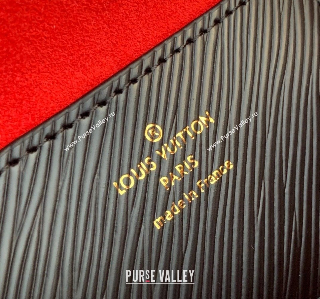 Louis Vuitton Twist MM Bag in Epi Leather M59027 Black 2021 (KI-21101330)