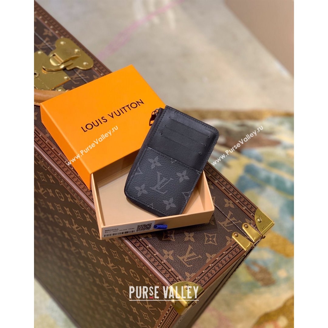 Dior Gray Oblique Jacquard SADDLE FLAP CARD HOLDER (vivi-210902-04)