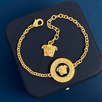 Versace Medusa Bracelet V121311 Gold/Black 2023 (LE-23121311)