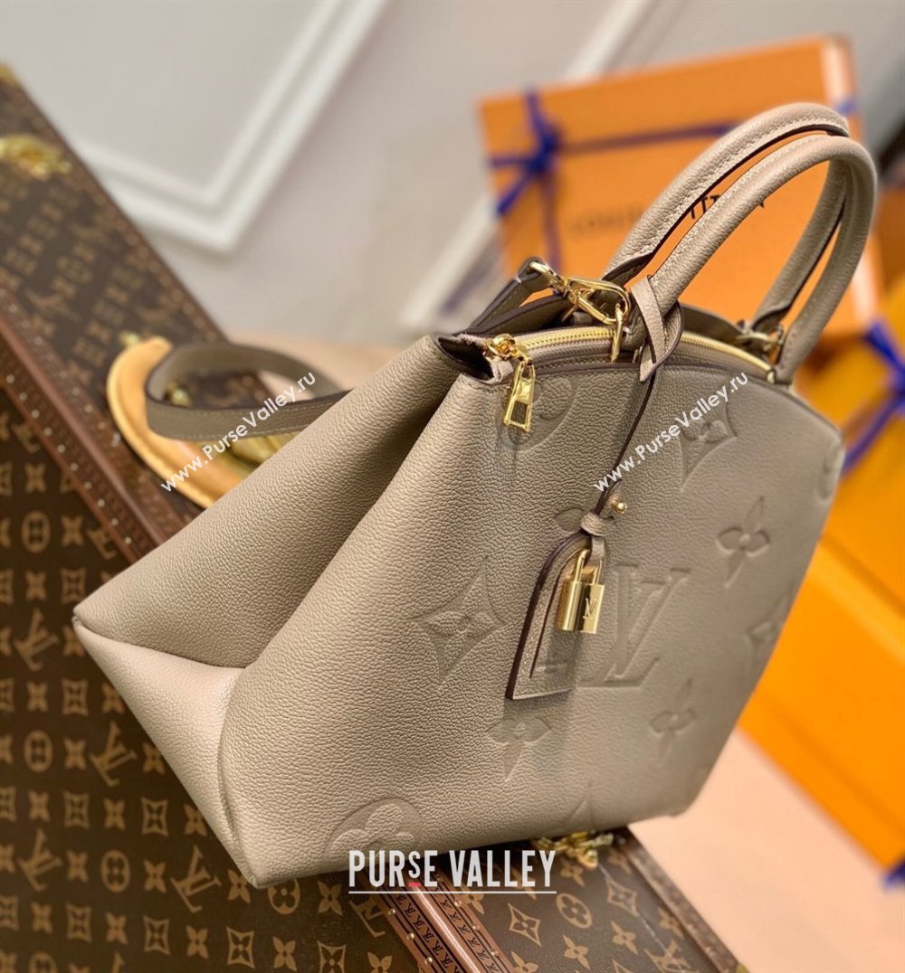 Louis Vuitton Grand Palais Tote Bag in Monogram Leather M45833 Grey 2021 (KI-21101331)