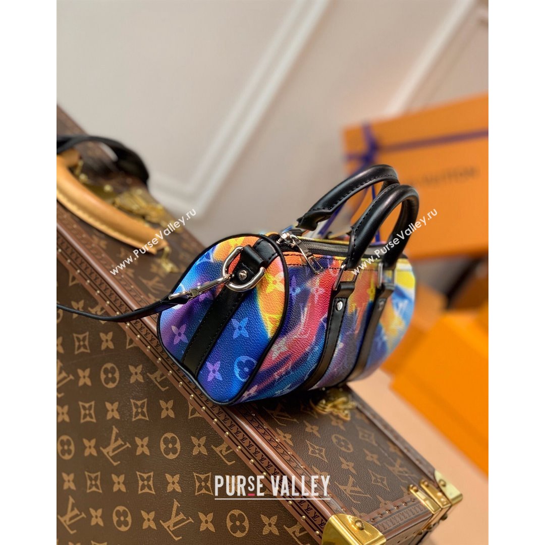 Dior Latte Multicolor Zodiac Embroidery small book tote (vivi-210902-06)