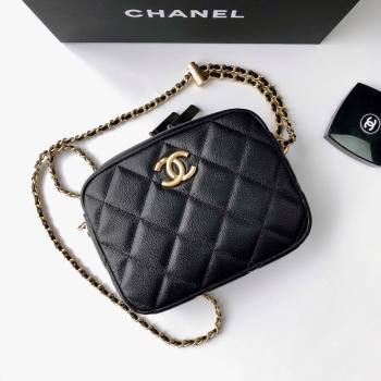 Chanel Lambskin Mini Camera Case AS2856 Black 2021 (YD-21112502)