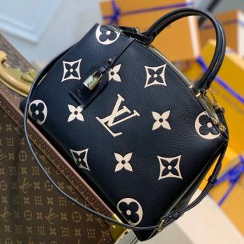 Louis Vuitton Grand Palais Tote Bag in Monogram Leather M45842 Black/Beige 2021 (KI-21101334)