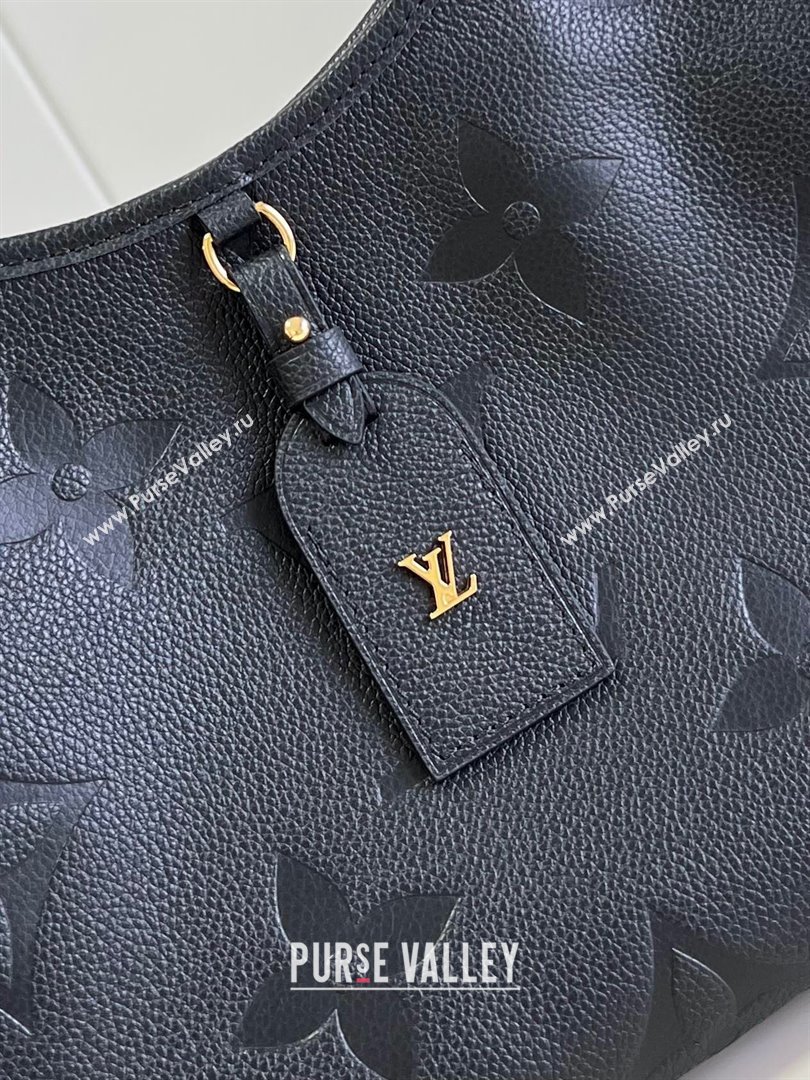 Louis Vuitton CarryAll PM Bag PM in Monogram Leather M46288 Black 2024 (JUAN-24032801)