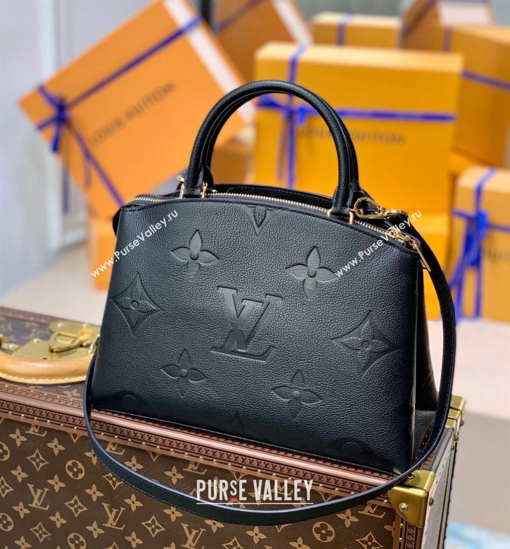 Louis Vuitton Petit Palais Tote Bag in Monogram Leather M58914 Black 2021 (KI-21101335)