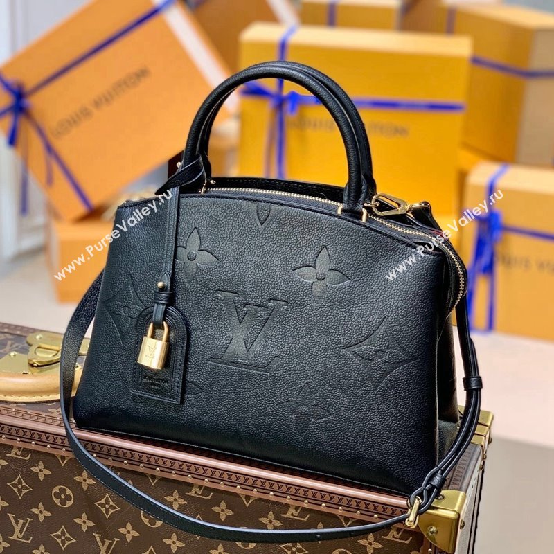 Louis Vuitton Petit Palais Tote Bag in Monogram Leather M58914 Black 2021 (KI-21101335)