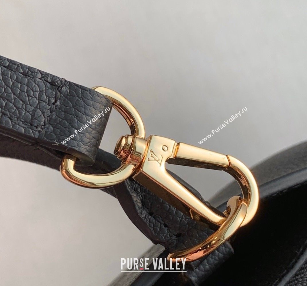 Louis Vuitton Petit Palais Tote Bag in Monogram Leather M58914 Black 2021 (KI-21101335)