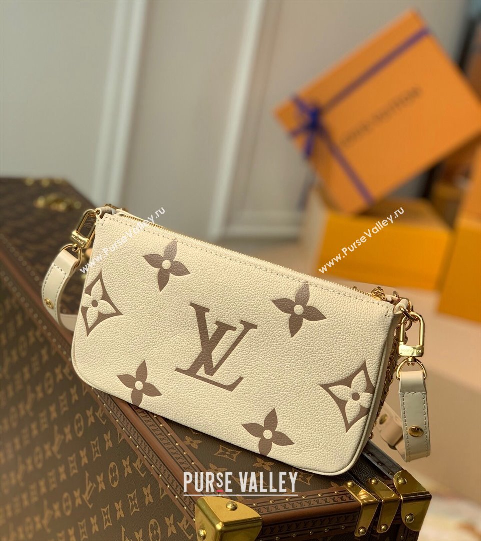 Louis Vuitton Gaint Monogram Leather Triple Shoulder Bag M45777 White/Beige 2021 (KI-21101339)