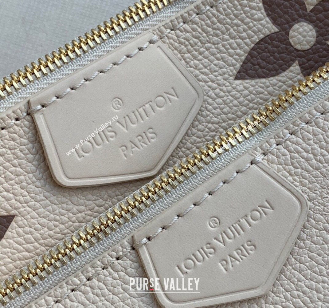 Louis Vuitton Gaint Monogram Leather Triple Shoulder Bag M45777 White/Beige 2021 (KI-21101339)