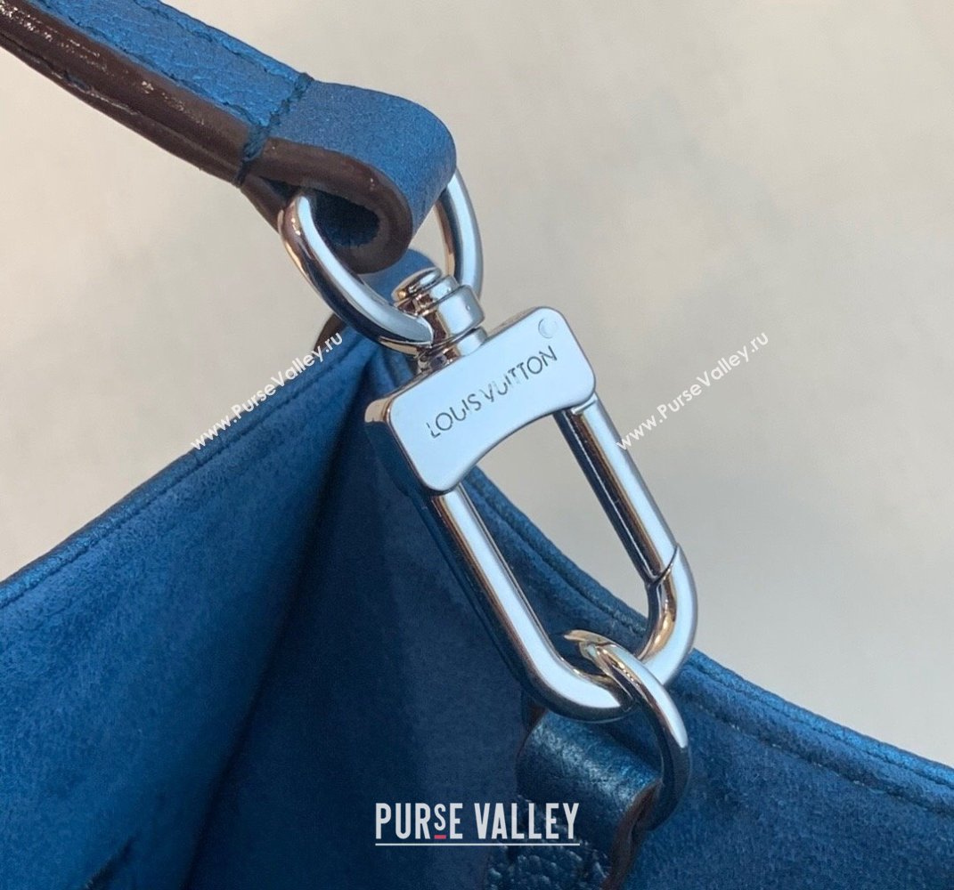 Louis Vuitton OnTheGo PM Tote Bag in Giant Monogram Leather M45653 Blue 2021 (KI-21101401)