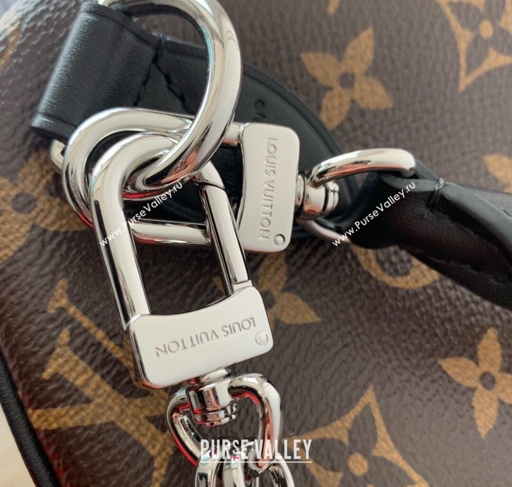 Louis Vuitton Speedy Soft 30 Dark Bag in Monogram Black Canvas M12243 2025 (KI-250809067)