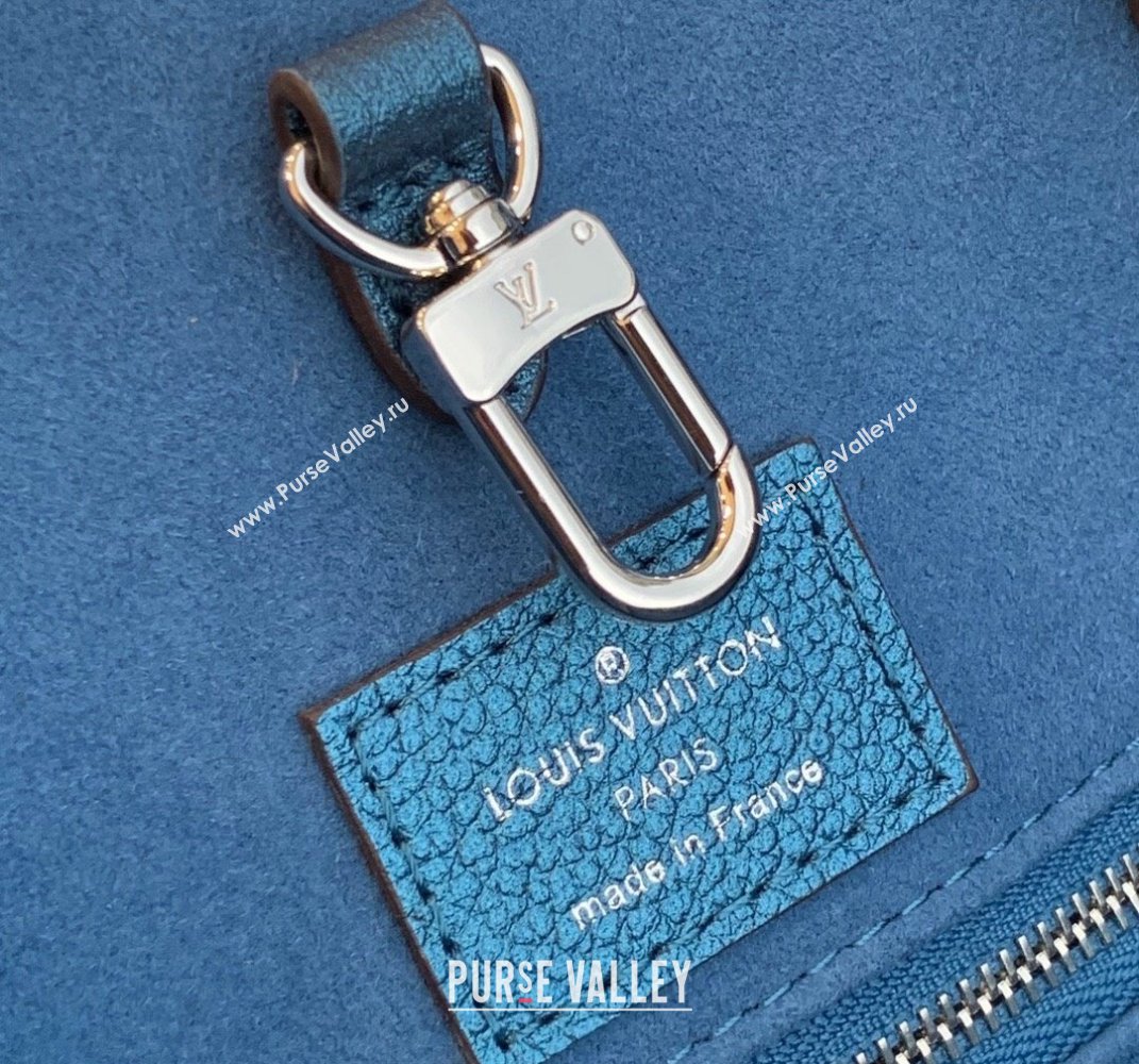 Louis Vuitton OnTheGo MM Tote Bag in Giant Monogram Leather M45595 Blue 2021 (KI-21101402)