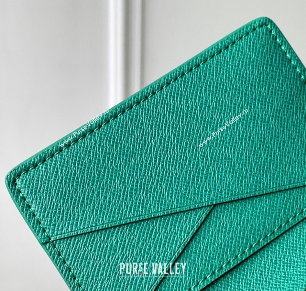 Louis Vuitton Pocket Organizer Wallet in Printed Monogram Canvas M25971 Green 2025 (KI-2508110011)