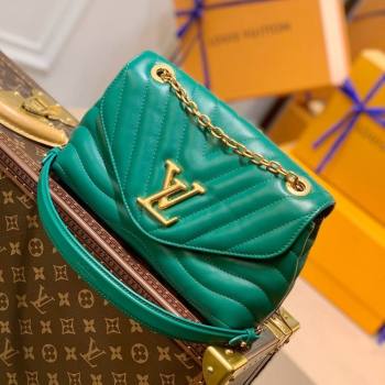 Louis Vuitton LV New Wave Chain Bag in Smooth Leather M58554 Green 2025 (KI-250212036)