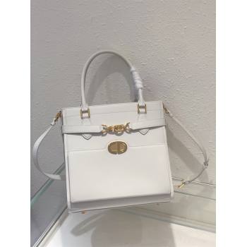 Dior CD Lock Top Hnadle Bag in Calfskin White 2023 (BF-231211011)