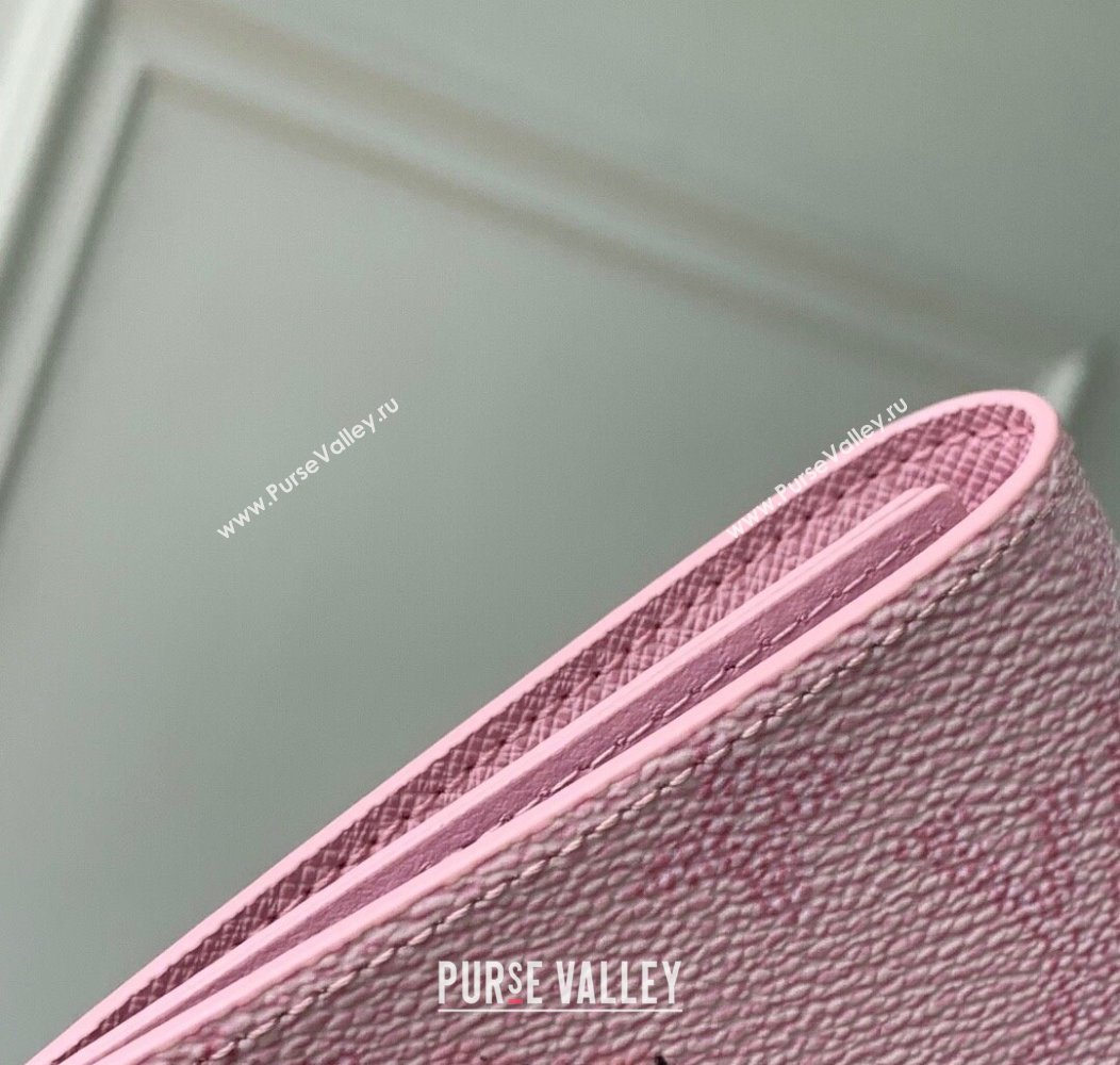 Louis Vuitton Passport Cover in Printed Monogram Canvas M25968 Pink 2025 (KI-2508110015)