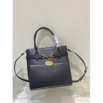 Dior CD Lock Top Hnadle Bag in Calfskin Black 2023 (BF-231211012)