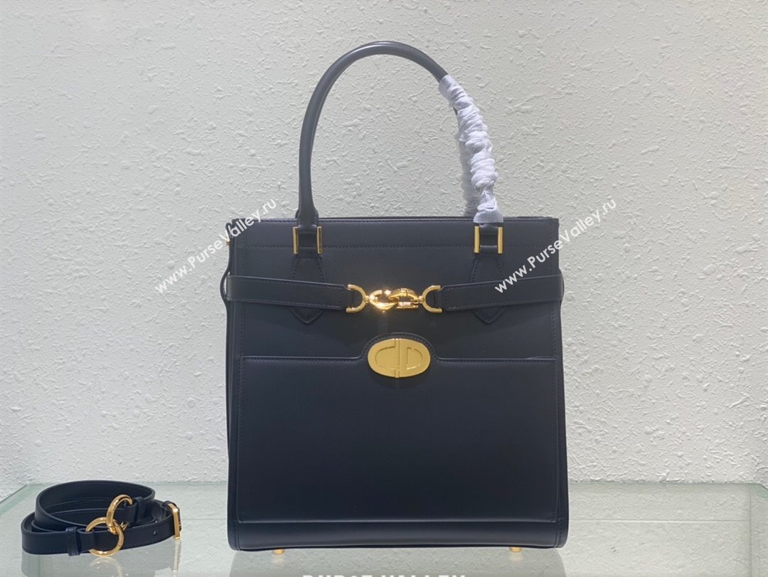 Dior CD Lock Top Hnadle Bag in Calfskin Black 2023 (BF-231211012)