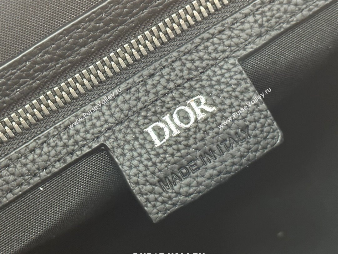 Dior Weekender 25 Bag in Black Maxi Dior Oblique Jacquard 2024 (DMZ-24020233)