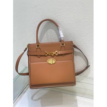 Dior CD Lock Top Hnadle Bag in Calfskin Brown 2023 (BF-231211013)