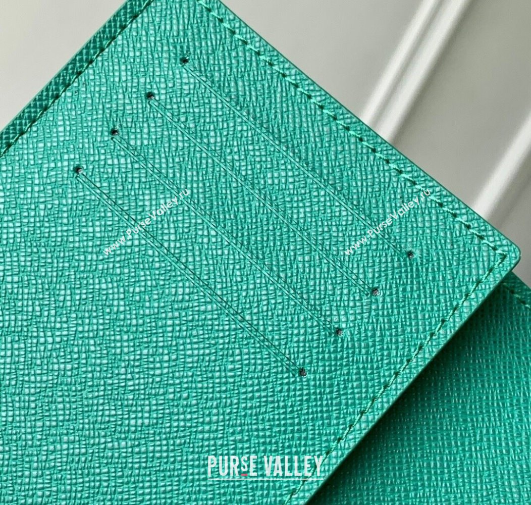 Louis Vuitton Passport Cover in Printed Monogram Canvas M26293 Green 2025 (KI-2508110016)