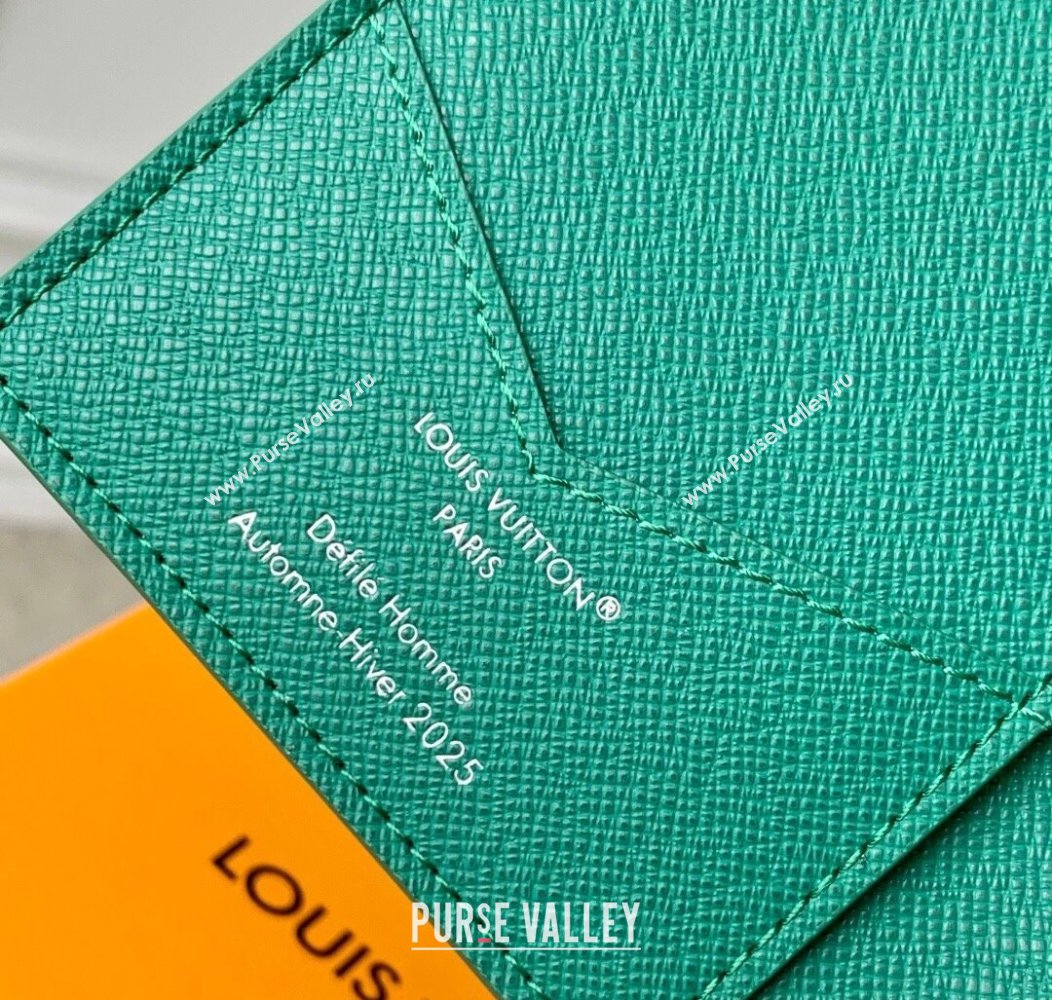 Louis Vuitton Passport Cover in Printed Monogram Canvas M26293 Green 2025 (KI-2508110016)