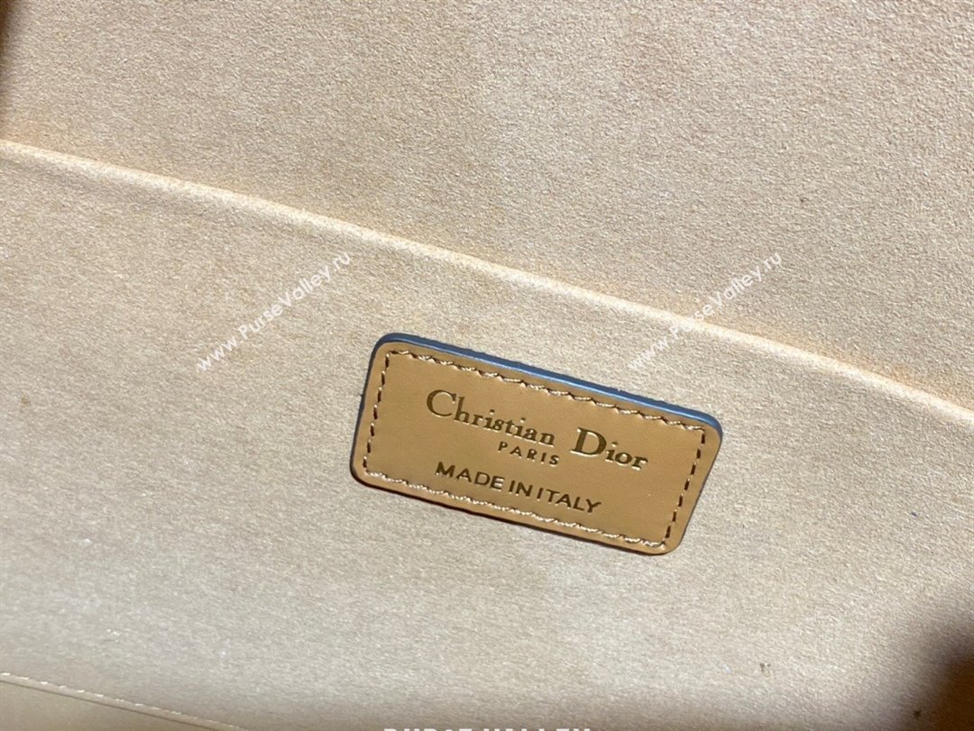 Dior CD Lock Top Hnadle Bag in Calfskin Brown 2023 (BF-231211013)
