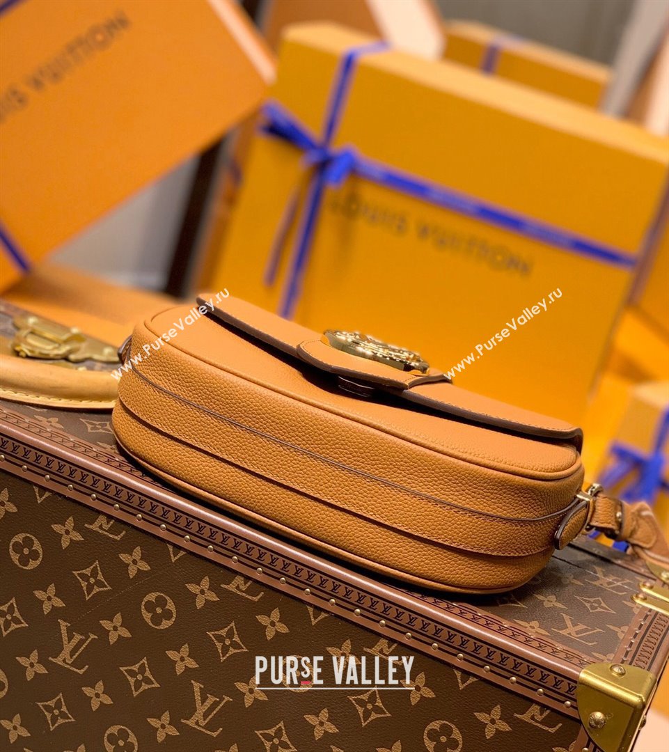 Louis Vuitton LV Pont 9 Soft PM Bag in Grained Calfskin M58729 Brown 2021 (KI-21101411)