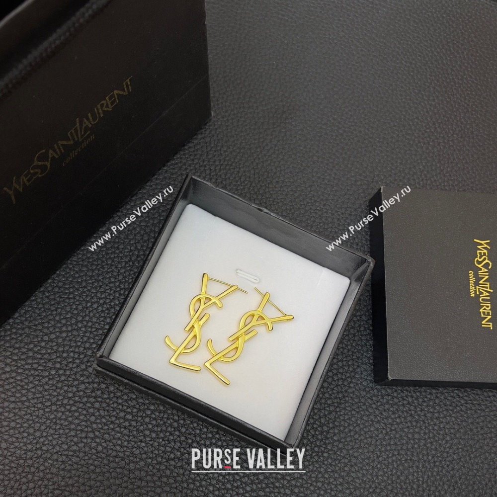 Saint Laurent YSL Earring S121909 Gold 2023 (YF-23121909)