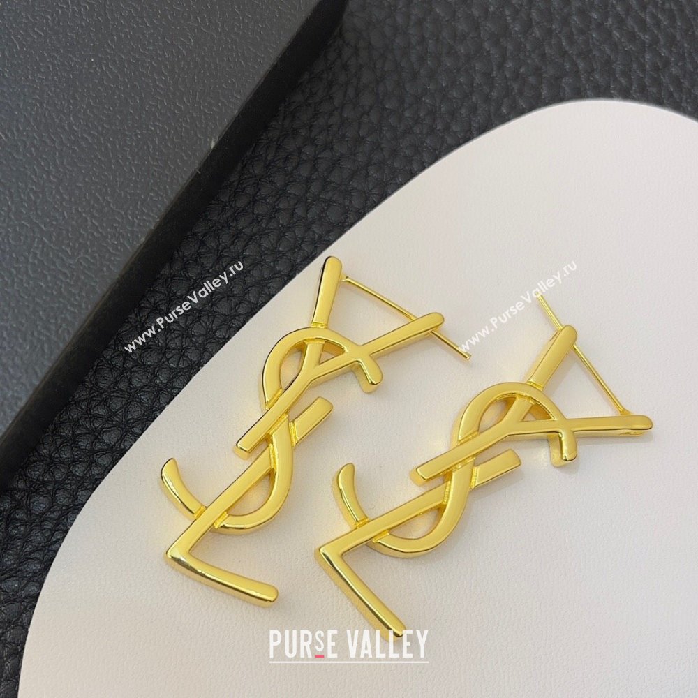 Saint Laurent YSL Earring S121909 Gold 2023 (YF-23121909)