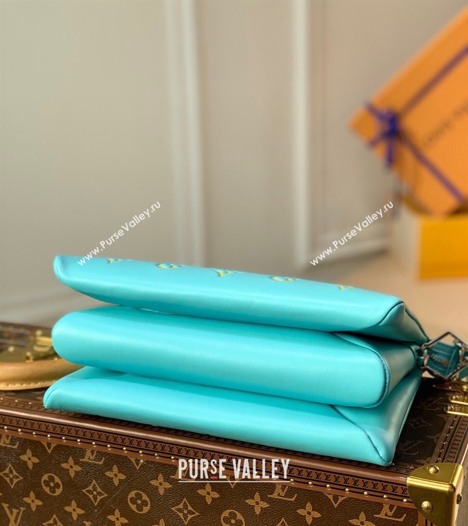 Louis Vuitton Coussin PM Bag in Monogram Leather M57790 Water Blue 2021 (KI-21101416)