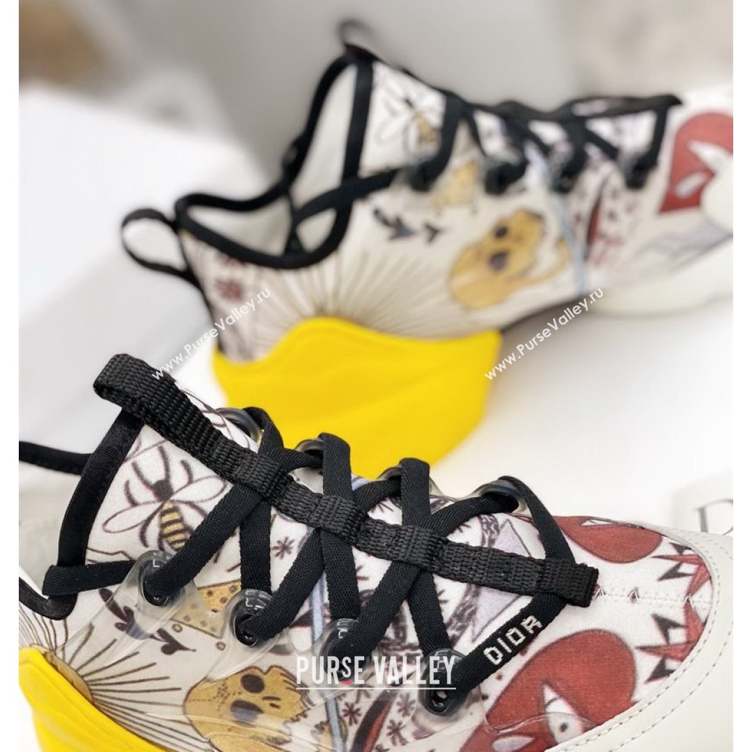 Dior D-Connect Sneaker in Dioramour Printed Technical Fabric DS35 2021 (KW-210817069)