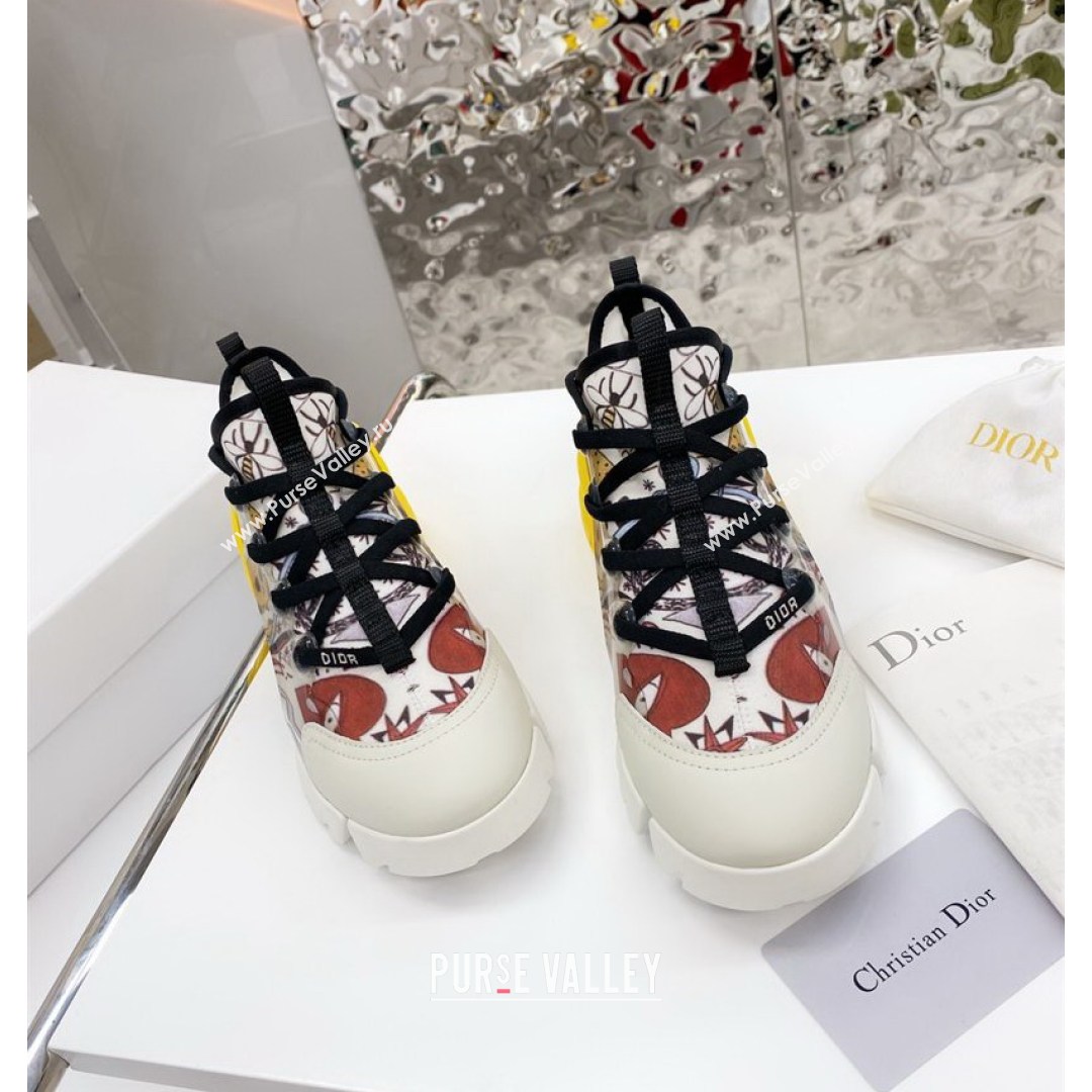 Dior D-Connect Sneaker in Dioramour Printed Technical Fabric DS35 2021 (KW-210817069)