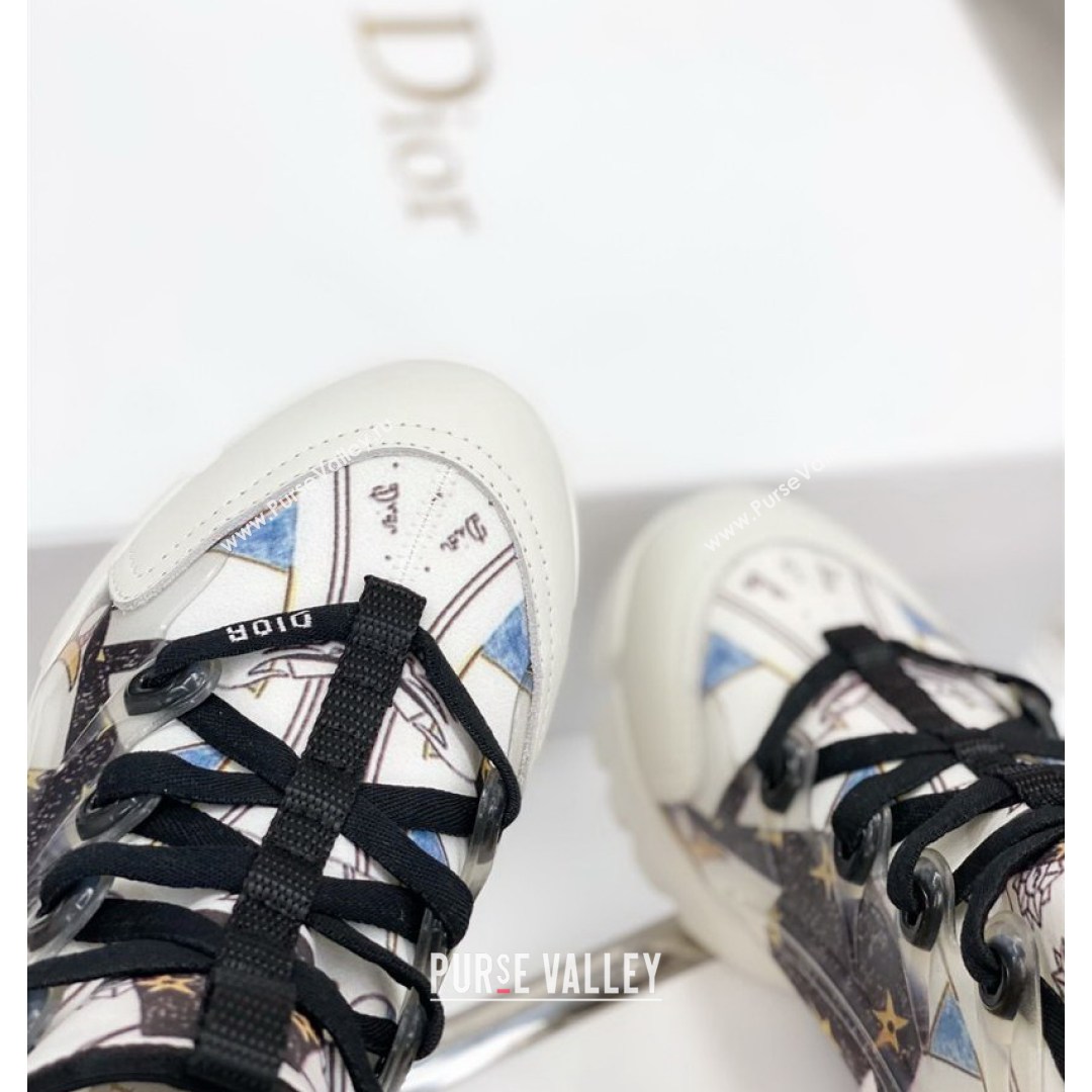 Dior D-Connect Sneaker in Printed Technical Fabric DS34 2021 (KW-210817068)