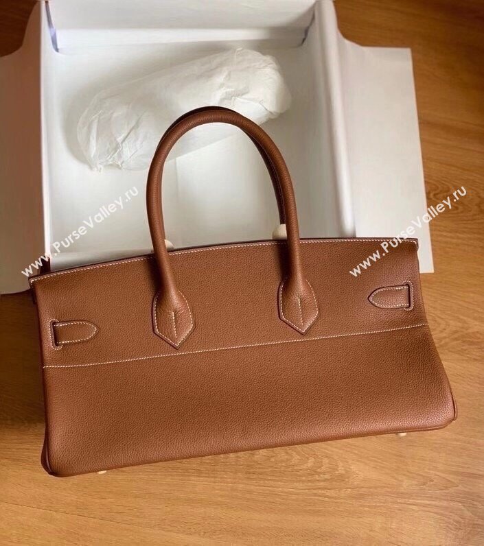 Hermes Shoulder Birkin 42 JPG Bag in Togo Leather Brown/Gold 2024（Handmade） (XX-241030004)