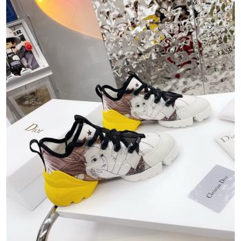 Dior D-Connect Sneaker in Printed Technical Fabric DS33 2021 (KW-210817066)