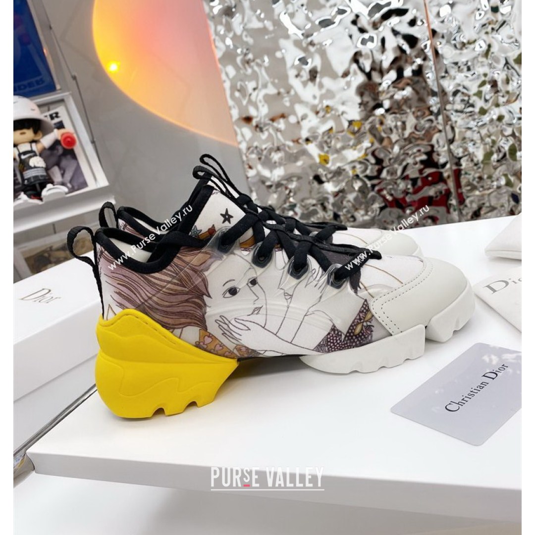 Dior D-Connect Sneaker in Printed Technical Fabric DS33 2021 (KW-210817066)