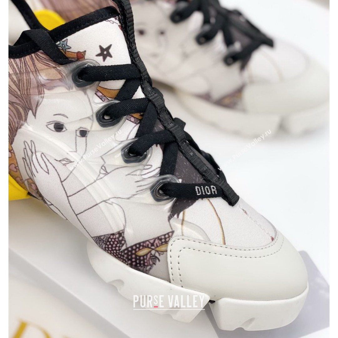 Dior D-Connect Sneaker in Printed Technical Fabric DS33 2021 (KW-210817066)