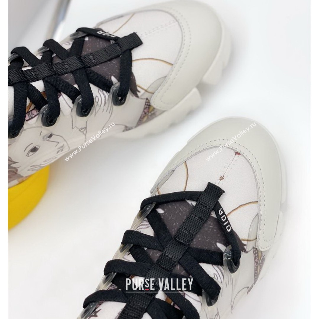 Dior D-Connect Sneaker in Printed Technical Fabric DS33 2021 (KW-210817066)