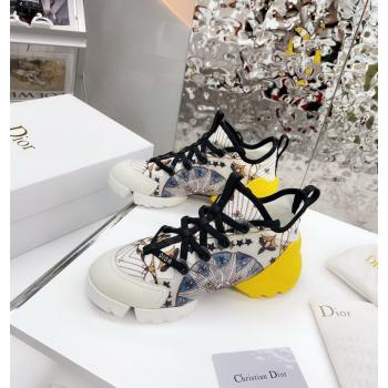 Dior D-Connect Sneaker in Printed Technical Fabric DS32 2021 (KW-210817067)