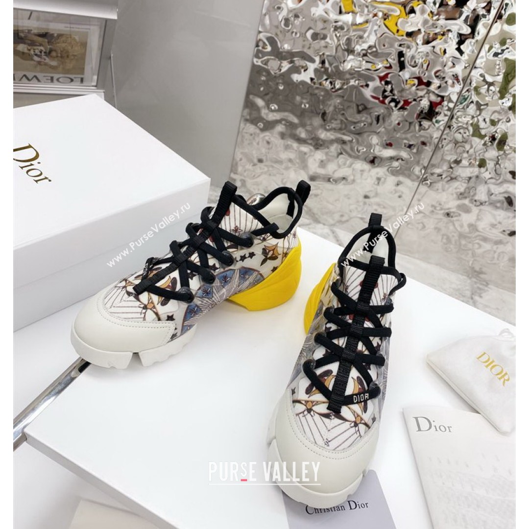 Dior D-Connect Sneaker in Printed Technical Fabric DS32 2021 (KW-210817067)