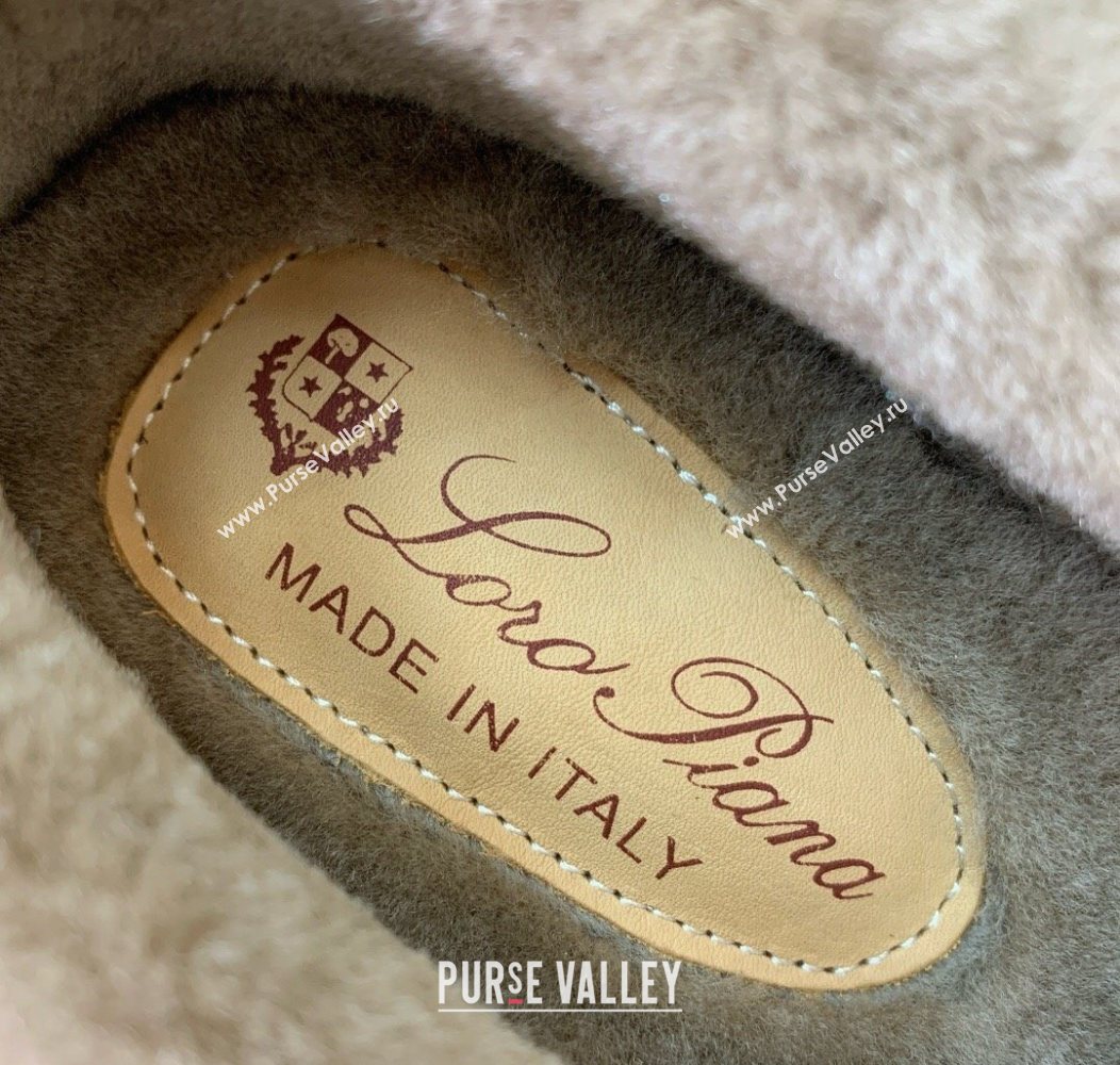 Loro Piana Summer Charms Walk Loafers in Suede and Wool Camel 2025 LP121101 (HH-251211017)