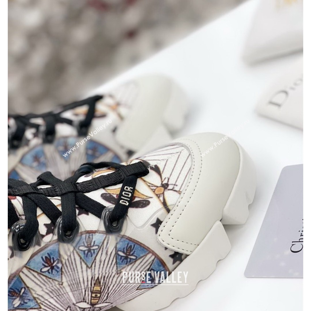 Dior D-Connect Sneaker in Printed Technical Fabric DS32 2021 (KW-210817067)