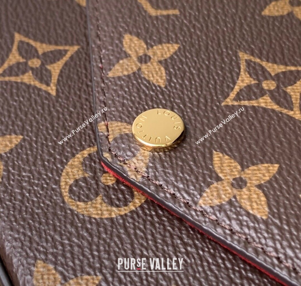 Louis Vuitton Pochette Felicie Mini Bag M81896 Fuchsia 2025 (KI-250809071)