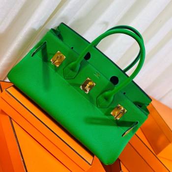 Hermes Shoulder Birkin 42 JPG Bag in Togo Leather Green/Gold 2024（Handmade） (XX-241030007)