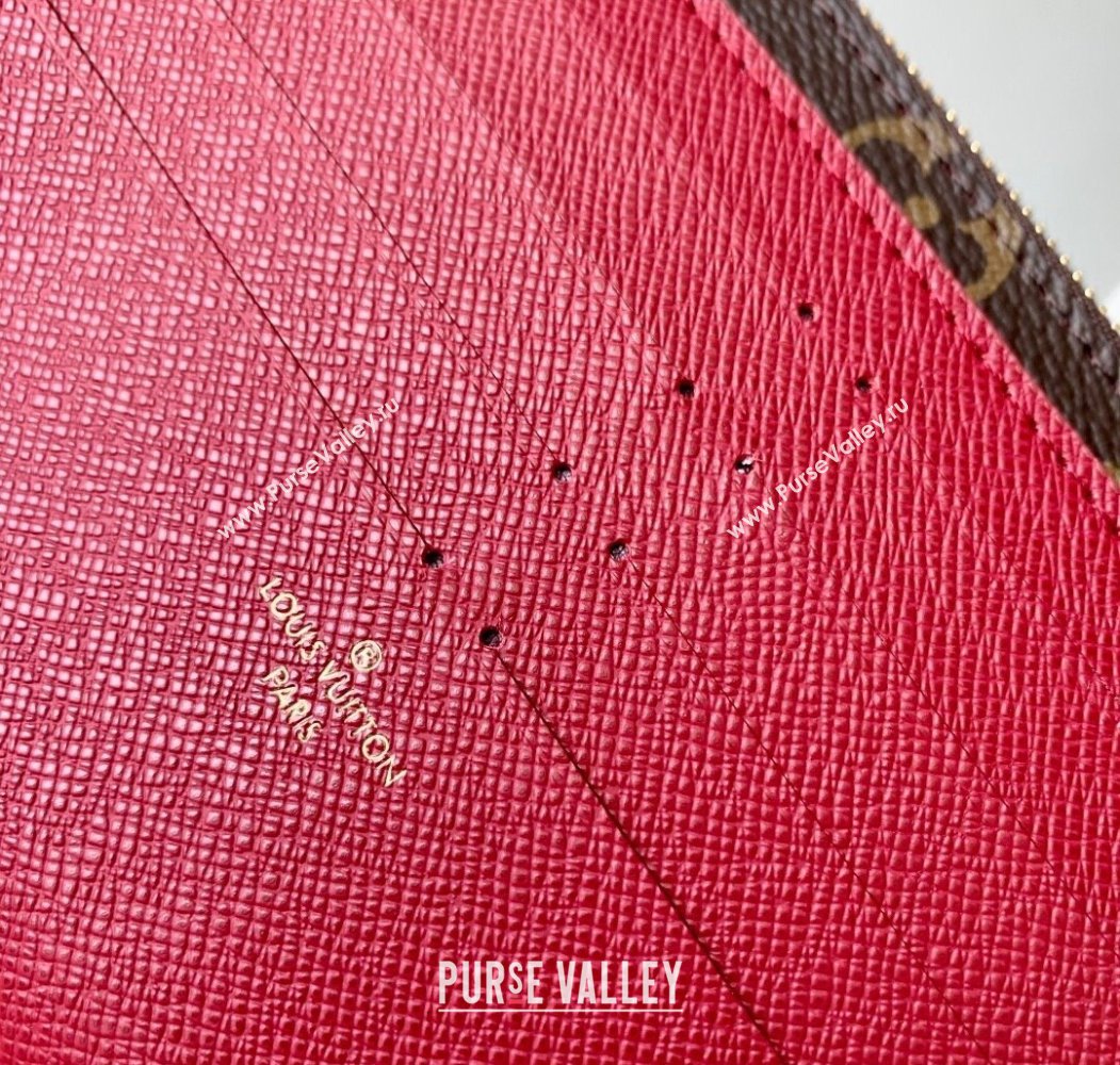 Louis Vuitton Pochette Felicie Mini Bag M81896 Fuchsia 2025 (KI-250809071)