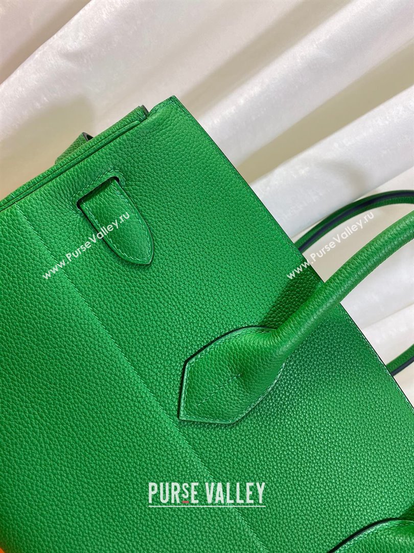 Hermes Shoulder Birkin 42 JPG Bag in Togo Leather Green/Gold 2024（Handmade） (XX-241030007)