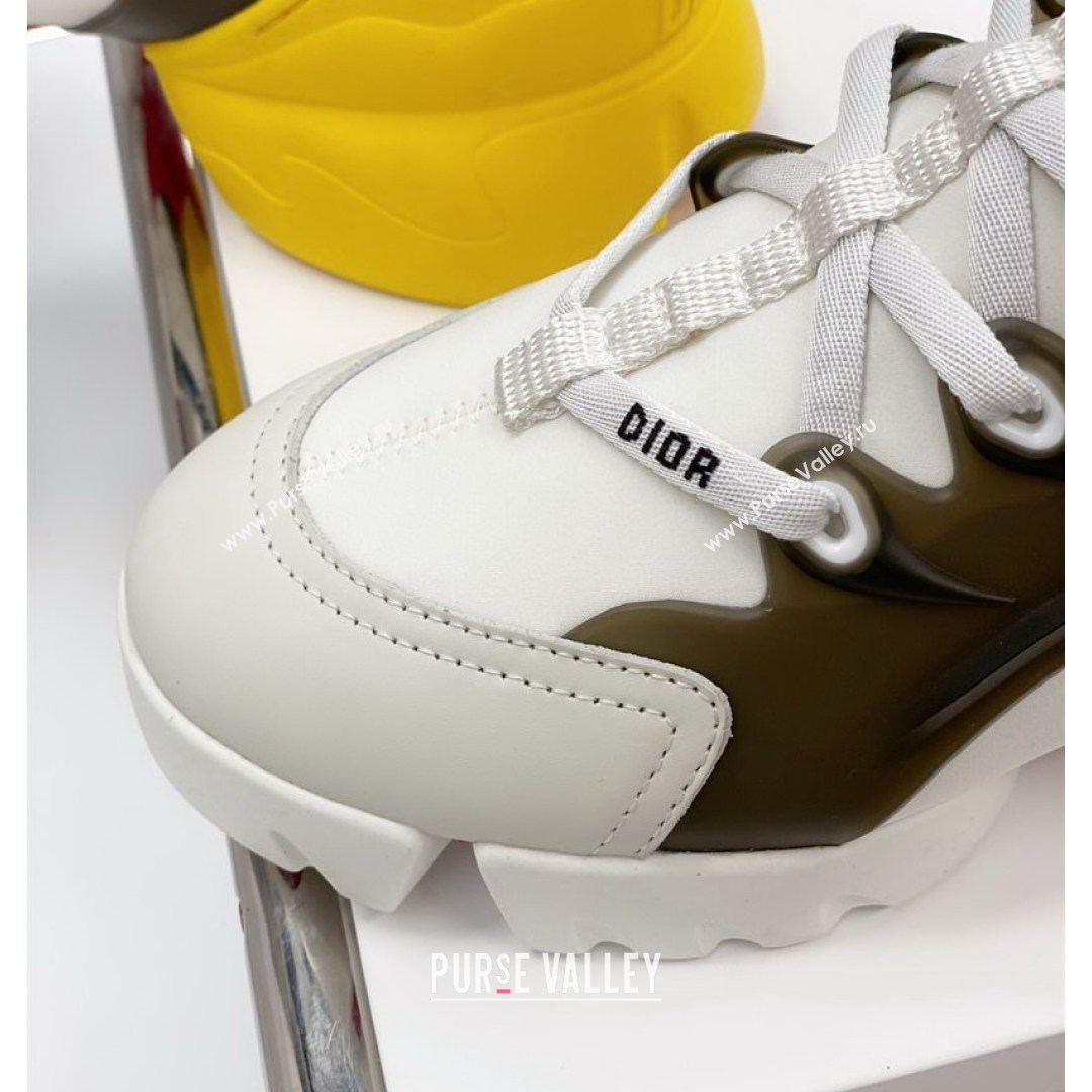 Dior D-Connect Sneaker in Technical Fabric DS31 Yellow/White 2021 (KW-210817065)