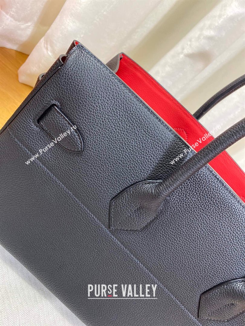 Hermes Shoulder Birkin 42 JPG Bag in Togo Leather Black/Gold 2024（Handmade） (XX-241030008)