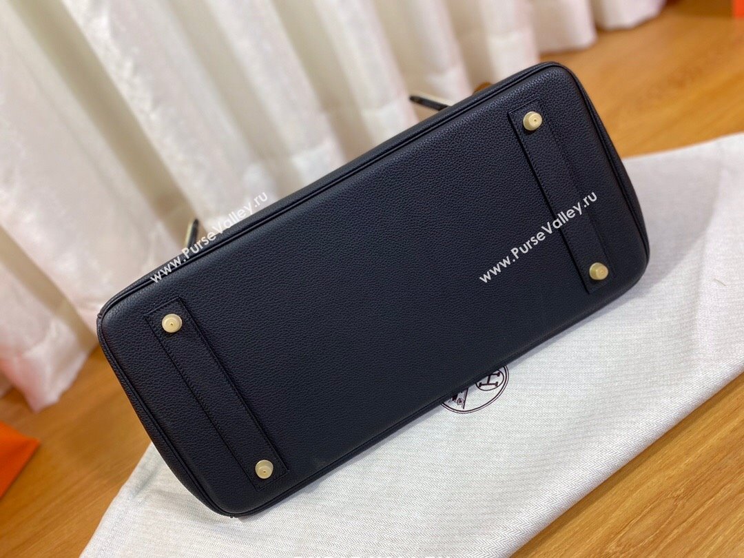 Hermes Shoulder Birkin 42 JPG Bag in Togo Leather Black/Gold 2024（Handmade） (XX-241030008)